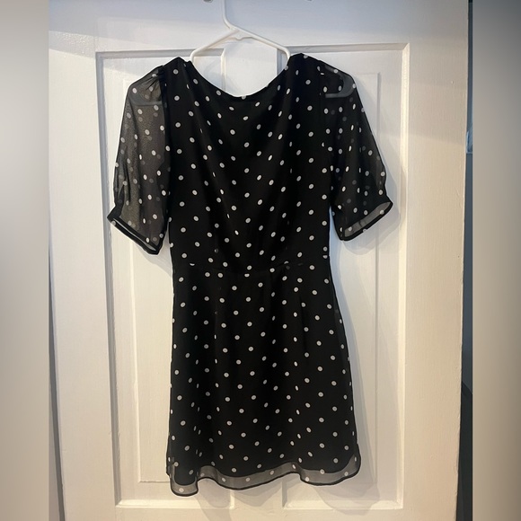 ✨New✨ Aritzia Wilfred polka dot button front dress - Picture 4 of 7